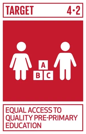 SDG Target 4.2: equal access to quality pre-primary education